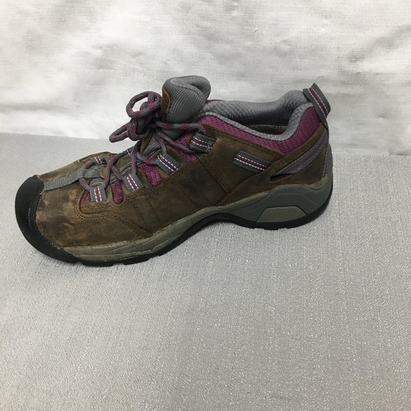 KEEN ASTM F2413-11 Work Boots Steel Toe Womens 8 W Brown US Safety Shoes - Picture 4 of 13